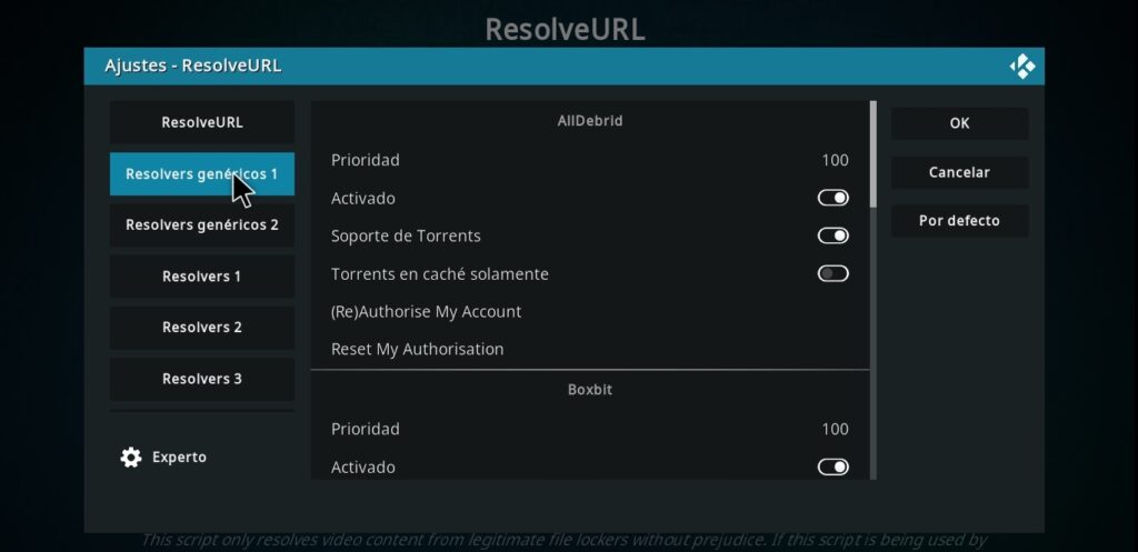 Instalar AllDebrid en KODI Instalar AllDebrid en KODI