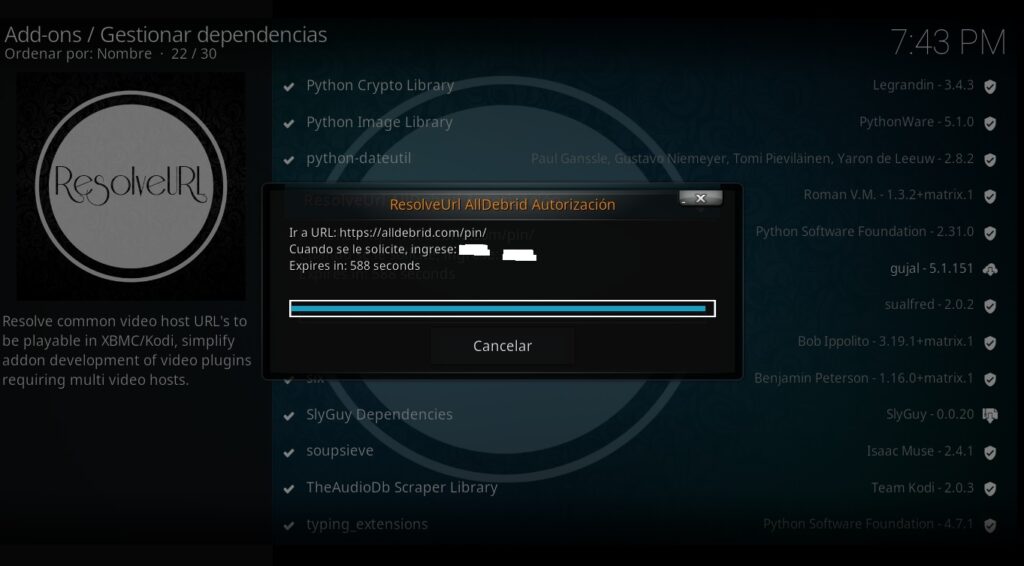 Instalar AllDebrid en KODI Instalar AllDebrid en KODI