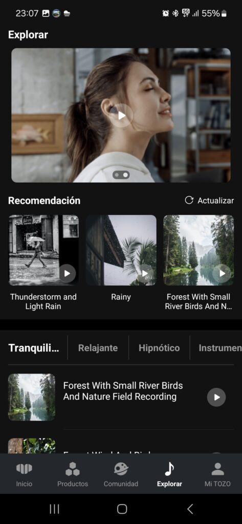 TOZO E1: opiniones de uso ¿merecen la pena? 12 Software TOZO E1