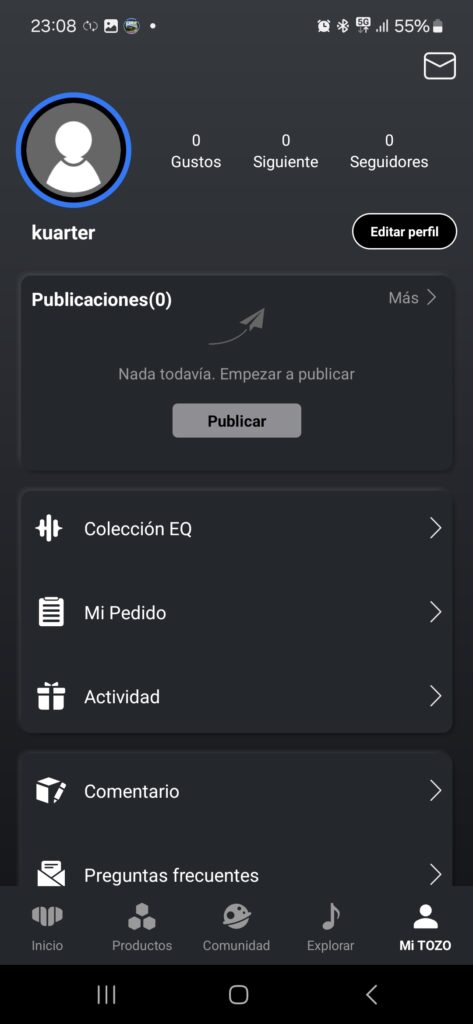TOZO E1: opiniones de uso ¿merecen la pena? 13 Software TOZO E1
