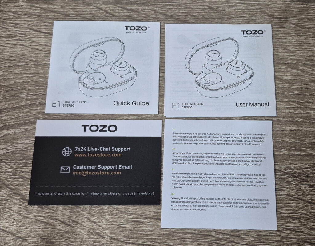 TOZO E1: opiniones de uso ¿merecen la pena? 3 TOZO E1