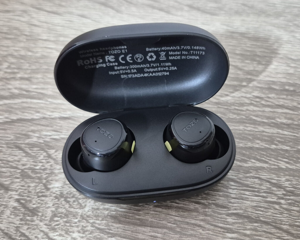 TOZO E1: opiniones de uso ¿merecen la pena? 5 TOZO E1
