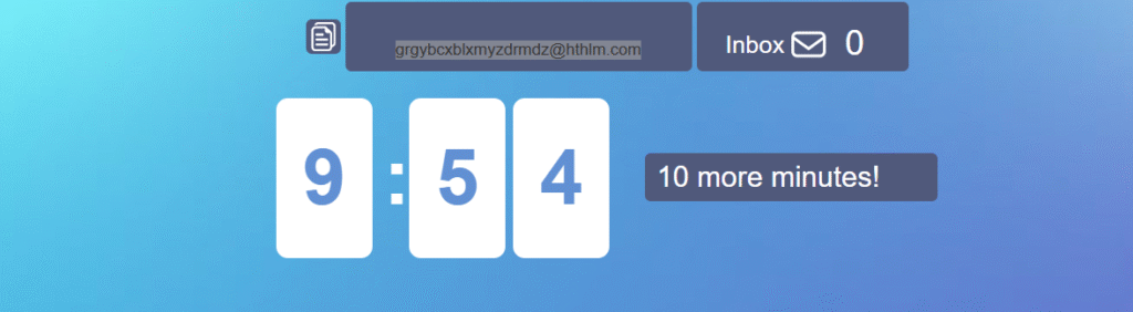 10 minute mail 10 minute mail