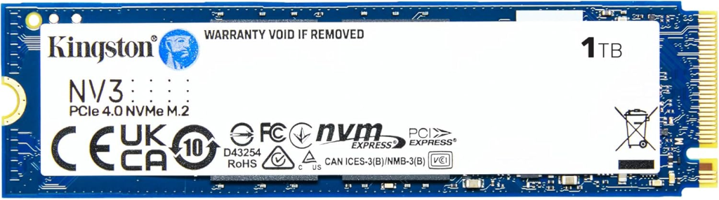 Kingston NV3 NVMe PCIe 4.0 SSD