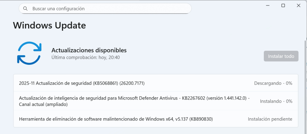Windows 11 KB5068861 Windows 11 KB5068861