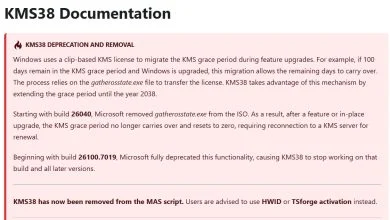 Microsoft elimina la activación KMS38 offline en Windows 11/10 2 KMS38