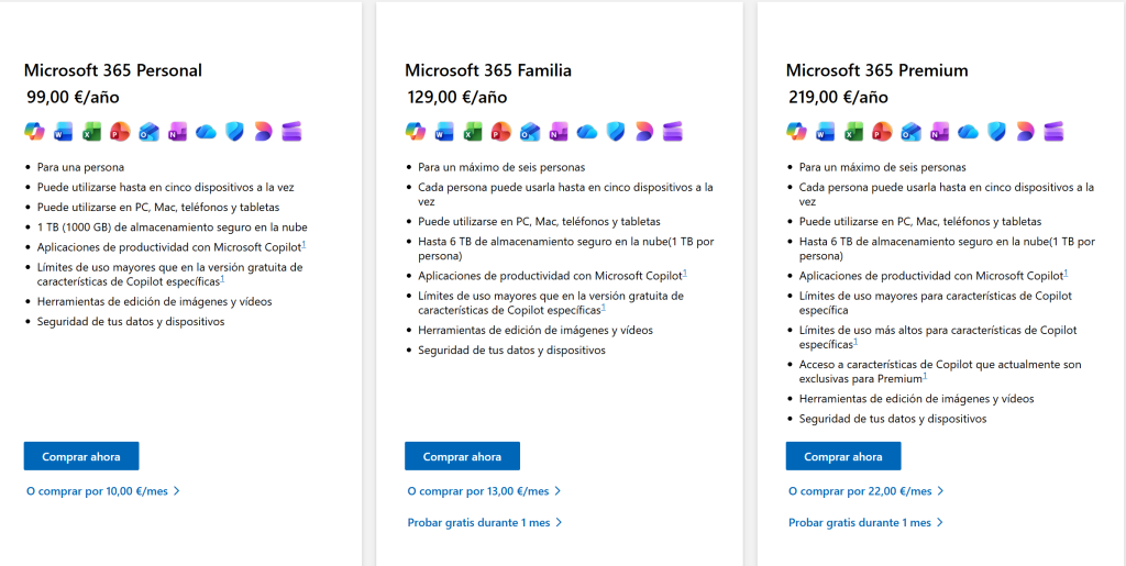 Precios Microsoft Office Precios Microsoft Office