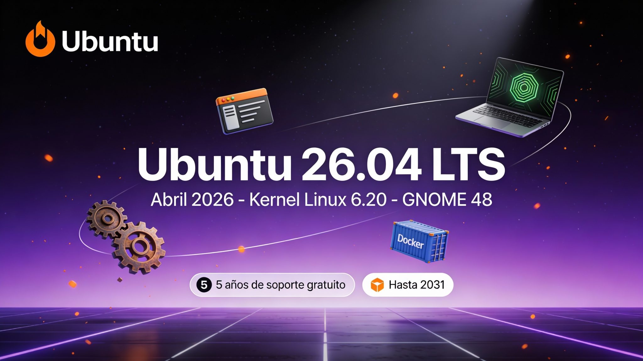 Ubuntu 26.04 LTS ya tiene fecha: llega en abril con el kernel Linux 6. ...