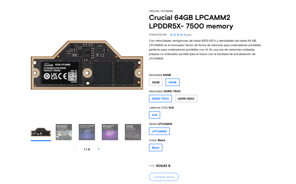 LPCAMM2 la vuelta a la RAM actualizable para portátiles 6 LPCAMM2 la vuelta a la RAM actualizable para portátiles 5