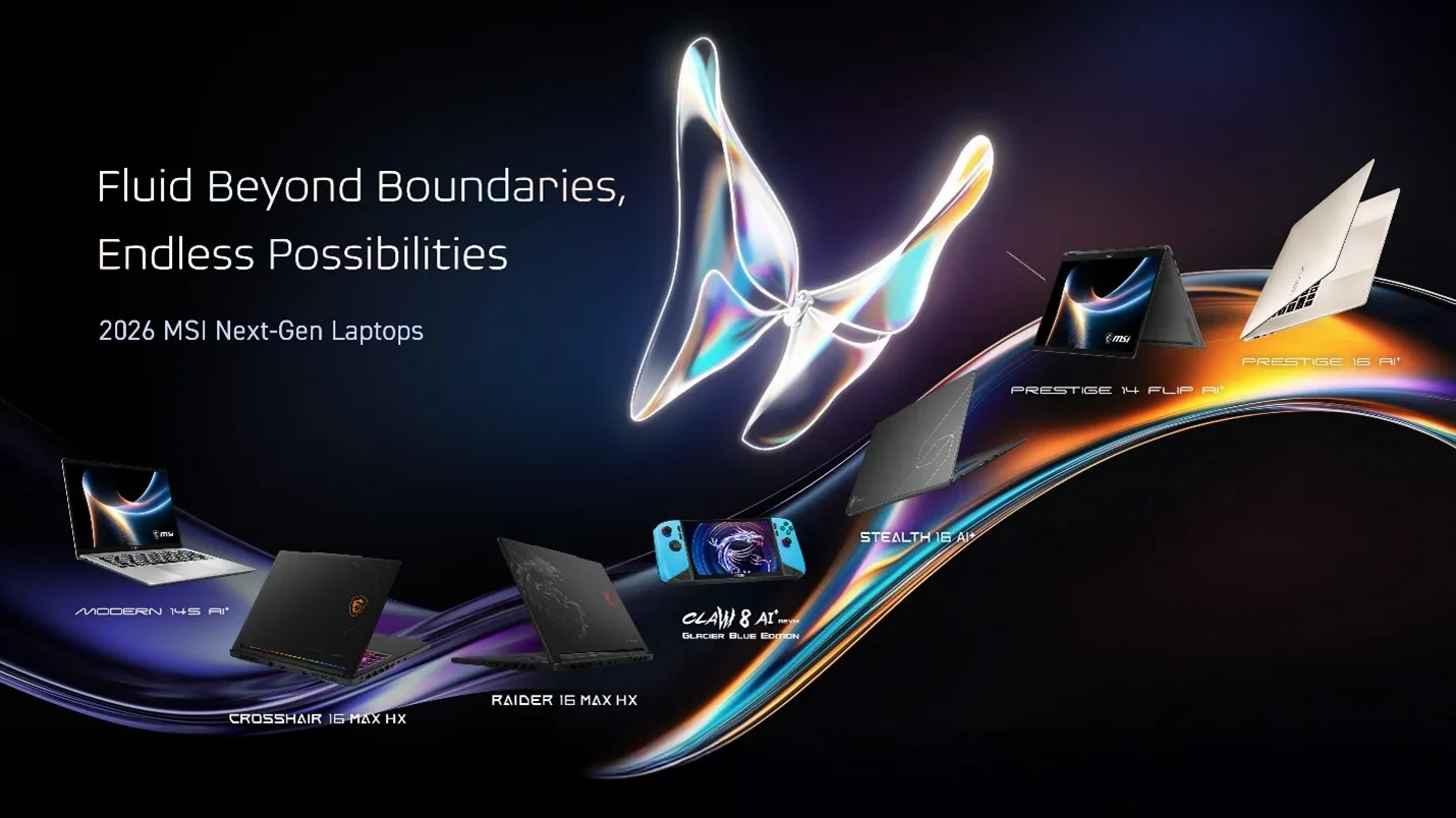 MSI se reinventa en el CES 2026: así es su nueva generación de portátiles