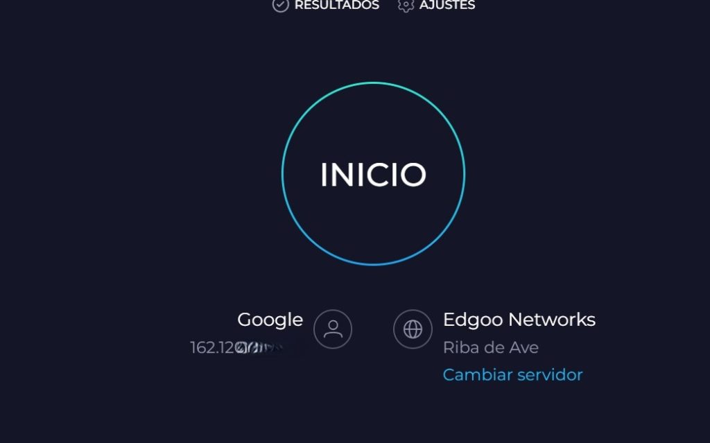 test velocidad internet ookla