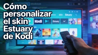configurar skin estuary kodi