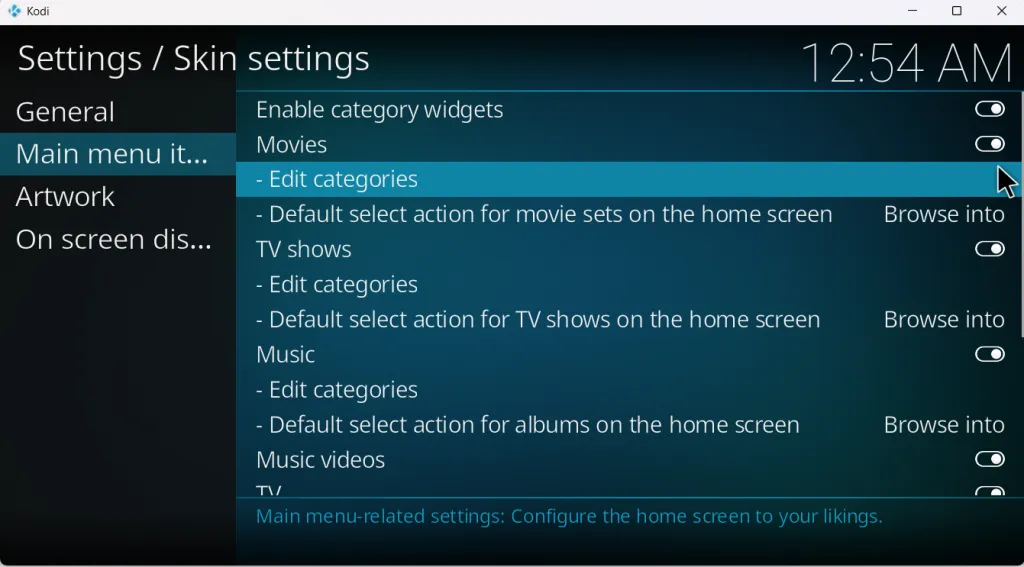 Configurar Estuary KODI Configurar Estuary KODI
