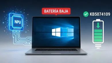 Solución al drenaje de batería por el parche KB5074109: El error de la NPU "siempre activa" 18 KB5074109 drena bateria