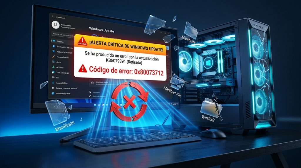 Windows 11 KB5079391 retirada por error en la instalación Windows 11 KB5079391 retirada por error en la instalación
