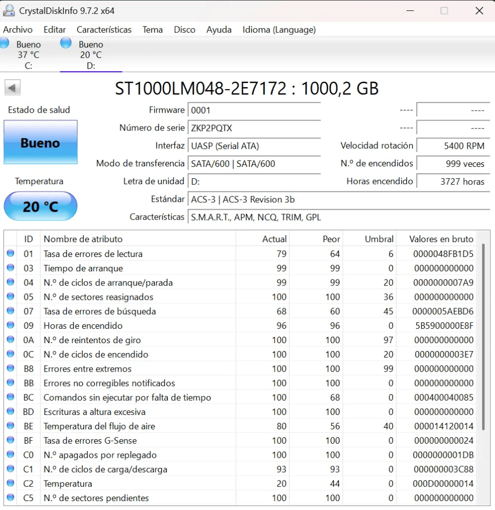 Señales SSD falla Señales SSD falla