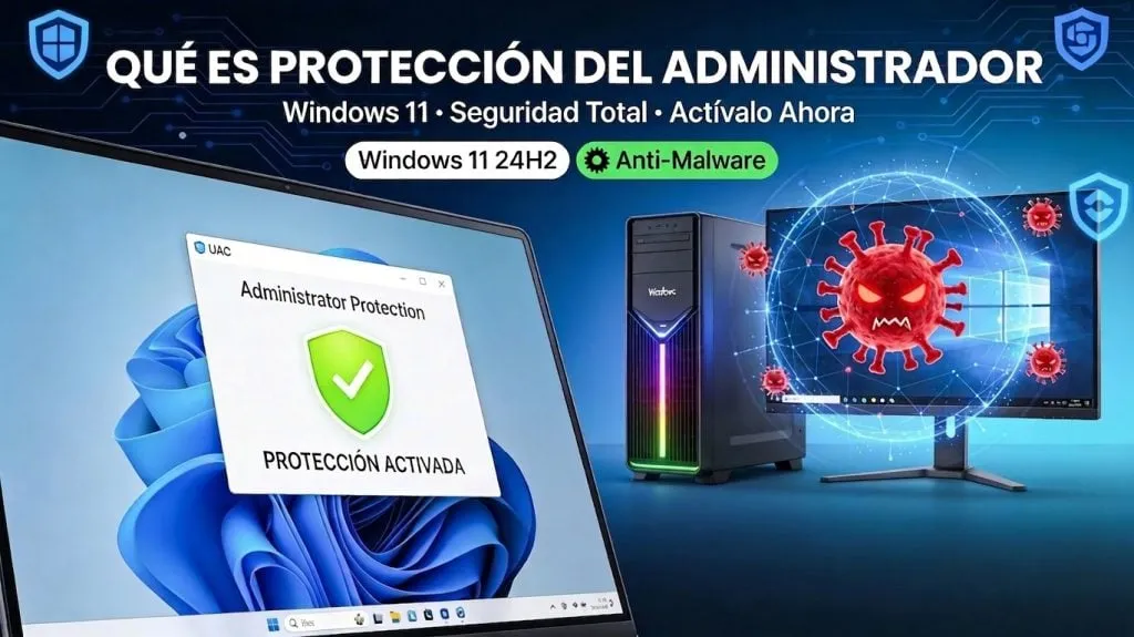 Qué es la protección del Administrador en Windows 11 y cómo activarlo 2 Qué es la protección del Administrador en Windows 11 y cómo activarlo 1