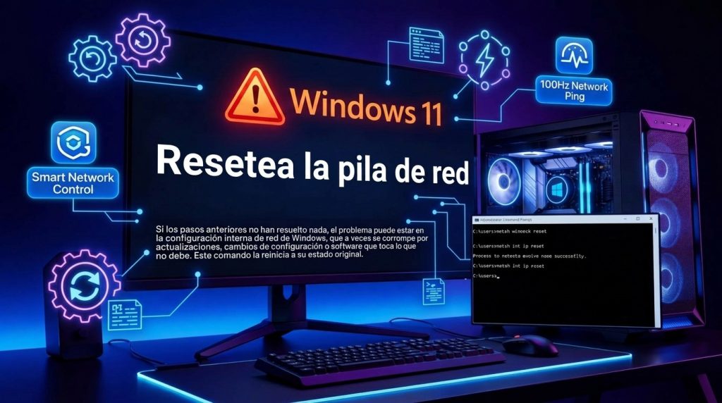 resetea pila red windows 11 resetea pila red windows 11