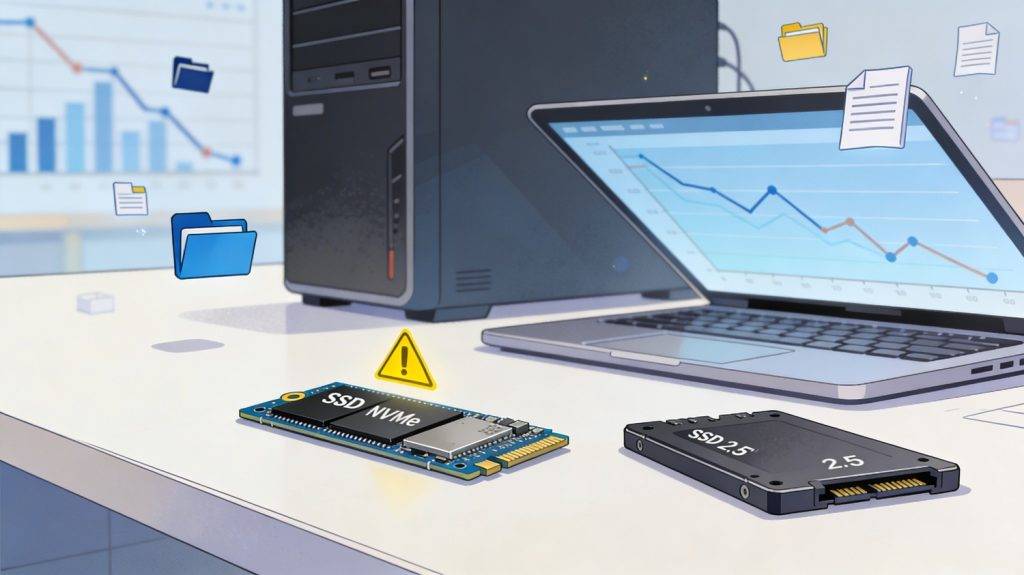 Señales de que tu SSD está fallando y qué hacer antes de perder tus datos 1 SSD está fallando