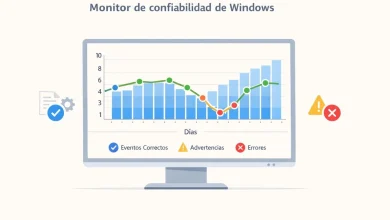 tutorial español monitor confiabilidad windows