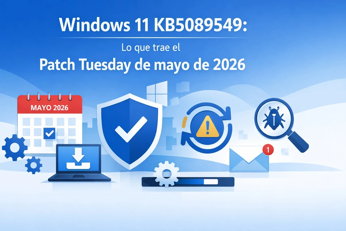 Windows 11 KB5089549: lo que trae el Patch Tuesday de mayo de 2026