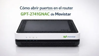 Cómo abrir puertos en el router GPT-2741GNAC de Movistar