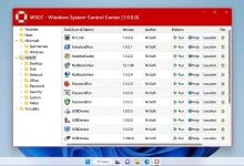 WSCC 10.0.4.1 app para descargar, actualizar y ejecutar Sysinternals y NirSoft 5 WSCC que es