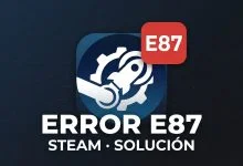 Cómo solucionar el error E87 de Steam al iniciar sesión 5 solucion error E87 Steam