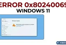 Cómo solucionar el error 0x80240069 en Windows 11 4 Cómo solucionar el error 0x80240069 en Windows 11